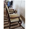 Image 3 : Antique cushioned chairs (good condition)