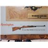 Image 3 : 1960's 14" X 17" Remington 150th anniversary cardboard advertising - Easel back