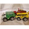 Image 3 : 3 Friction toys & toy fire truck