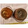 Image 2 : Two cast lead pots