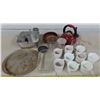 Image 1 : Lot of Kitchen Supplies (Includes kettle and mugs
