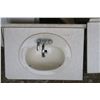 Image 2 : 2 Bathroom Counter Tops & Sinks - 31 1/2" x 23" & 41 1/2" x 23"