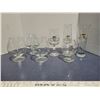 Image 1 : Large Lot of Glassware; (9) Fat Wine Glasses, (20+) Olympics Collectible Glasses
