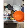 Image 2 : Large Lot of Housewares; Bowls, Mugs, S&P Shakers, etc.