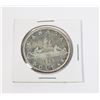 Image 1 : #18 1963 CANADIAN $1 VOYAGEUR SILVER DOLLAR COIN