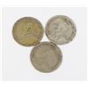 Image 2 : #47 LOT OF THREE 10 CENT CANADIAN WORN EARLY