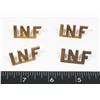 Image 1 : #228 LOT OF 4 WWI CANADIAN INFANTRY INSIGNIA