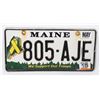 Image 1 : #870 MAINE WE SUPPORT OUR TROOPS 805-AJE 2015