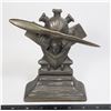 Image 1 : #961 CHARLES LINDBERGH CAST IRON BOOKEND