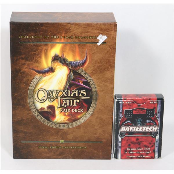 LOT OF 2 TRADING CARD GAMES