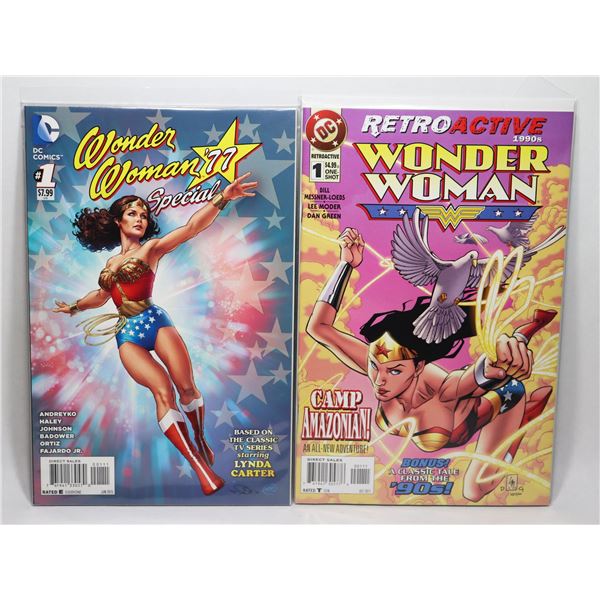 2 DC WONDER WOMAN #1 ISSUES