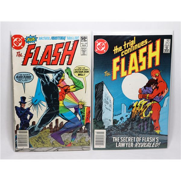 DC THE FLASH #299, 343