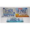 Image 1 : LOT OF 5  ASSORTED LICENSE PLATES