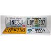 Image 1 : LOT OF 4 ASSORTED LICENSE PLATES