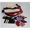 Image 1 : FIREFIGHTER GAMES '92 VEGAS BAG & ASSORTED INSIGNA