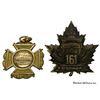 Image 1 : WW1 CEF Welcome Home Medal with 161st Battalion Cap Badge