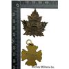 Image 2 : WW1 CEF Welcome Home Medal with 161st Battalion Cap Badge