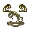 Image 1 : 14th Canadian Light Horse Cap and Collar Badge Set