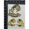 Image 4 : 14th Canadian Light Horse Cap and Collar Badge Set