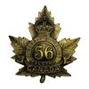 Image 1 : WW1 CEF 56th Battalion Cap Badge