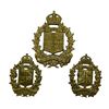 Image 1 : WW2 era 7th / 11th Hussars Badge Set