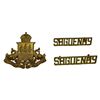 Image 1 : WW2 era Le Regiment Du Saguenay Badge Set