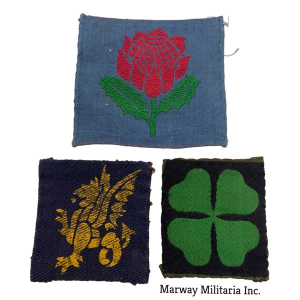 Lot of 3 British Army Formation Patches