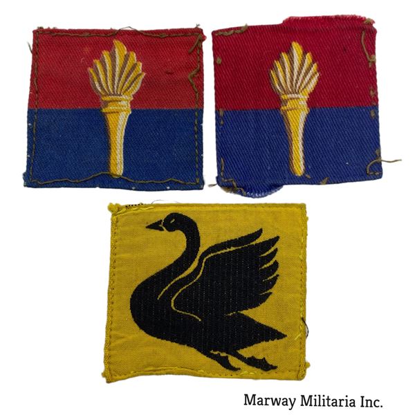Lot of 3 British Army Formation Patches