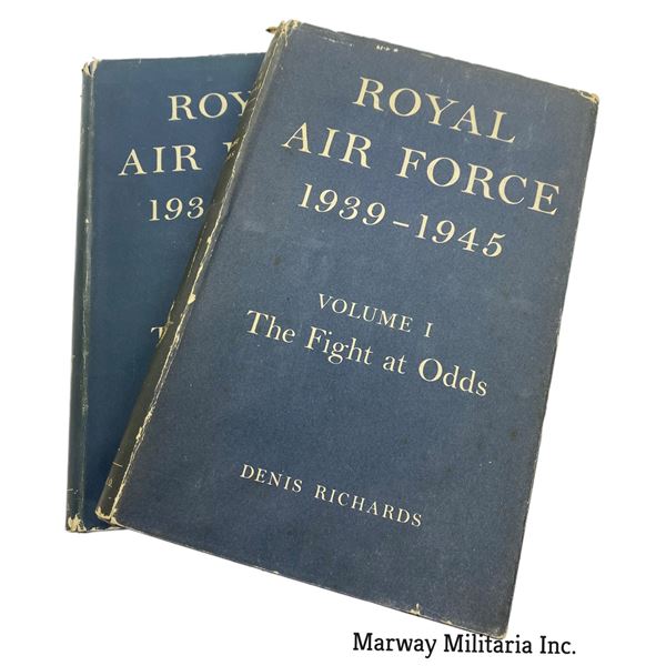 2 Books - Royal Air Force 1939- 1945 - Vol I The Fight At Odds, & Vol II The Fight Avails