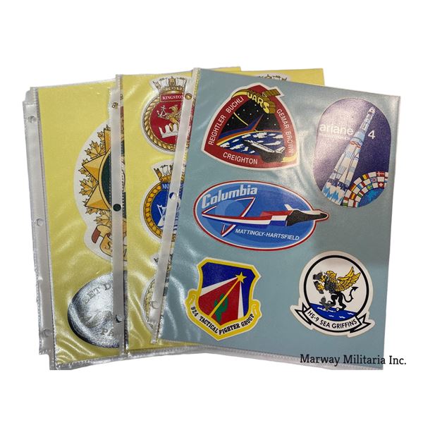 Lot of 3 Sheets (Double Sided) of Military Stickers/ Decals