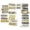 Image 1 : Canadian Military Shoulder Titles