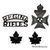 Image 1 : Military Badge Lot. Kings Own Rifles, Regina Rifles etc