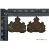 Image 3 : Pair of First Mounted Rifles Collar Badges
