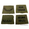 Image 1 : Lot of 4 WW2 Canadian Shoulder Flashes