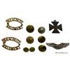 Image 1 : Lot of Military Badges & Buttons