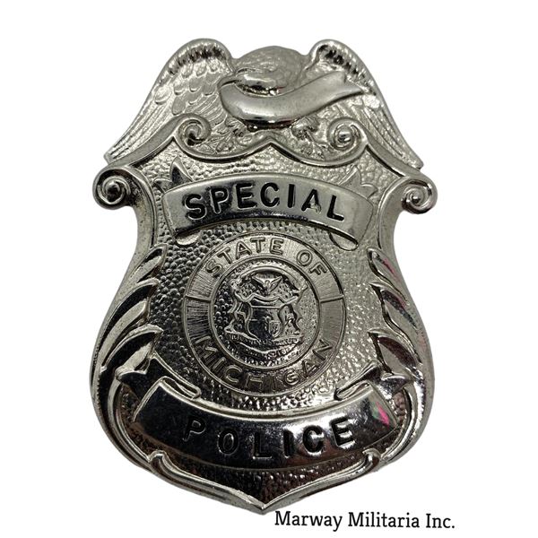 USA State of Michigan Special Police Badge