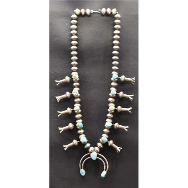 NAVAJO INDIAN SQUASH NECKLACE