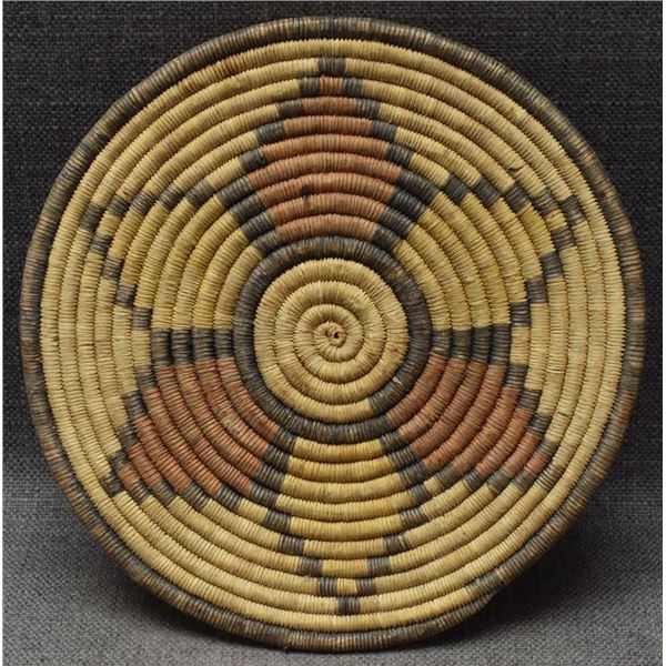 HOPI INDIAN BASKETRY PLAQUE