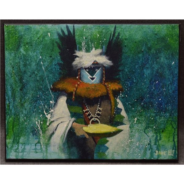 NAVAJO INDIAN PAINTING ( ALLEN BAHE)