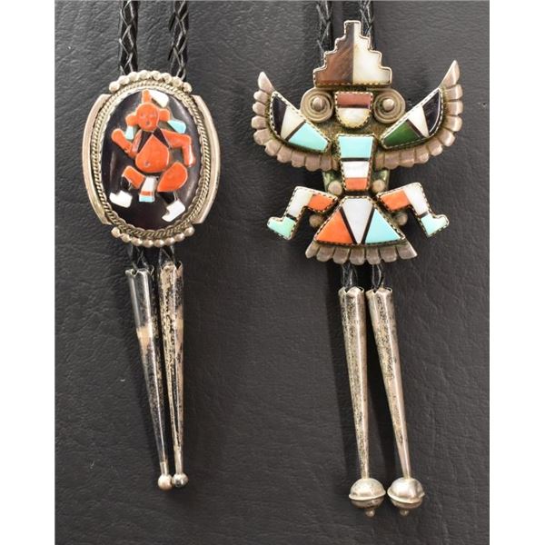 ZUNI INDIAN BOLOS
