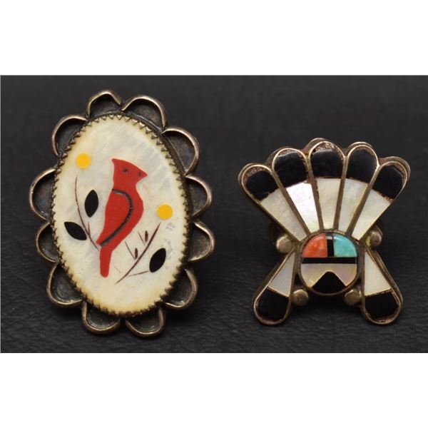 ZUNI INDIAN RINGS