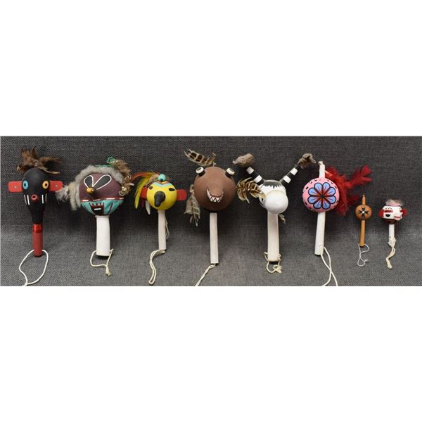 HOPI INDIAN GOURD RATTLES
