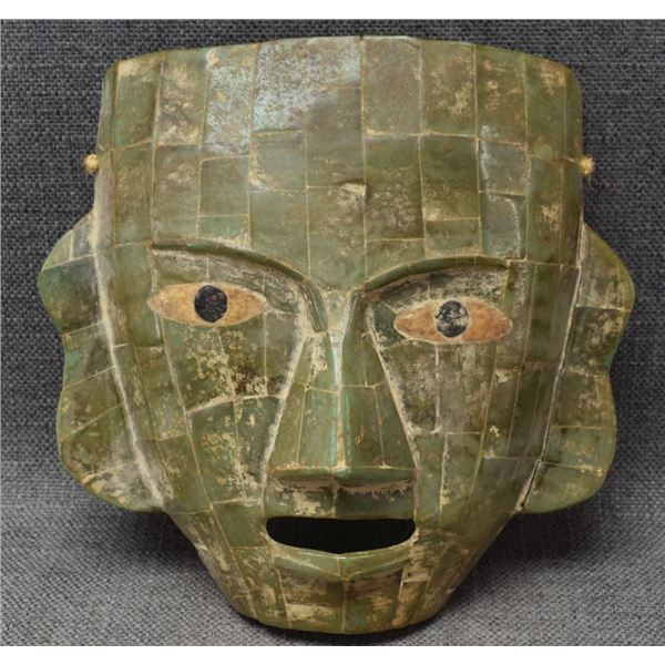 MEXICAN STONE INLAY MASK