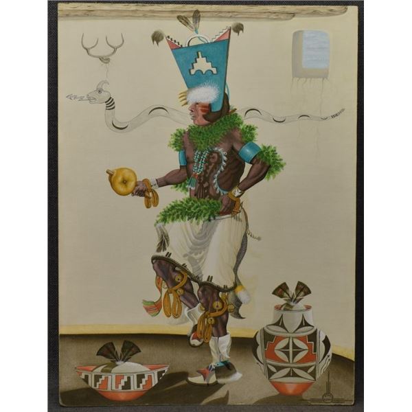 ZIA INDIAN PAINTING (RAFAEL MEDINA)