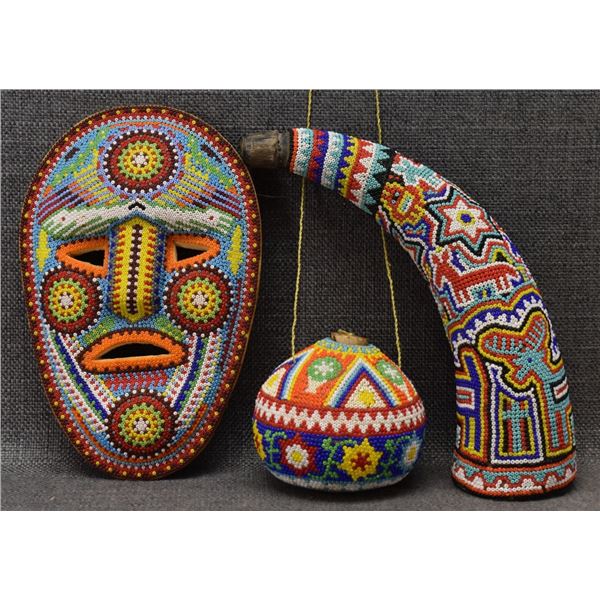 HUICHOL BEADED ITEMS