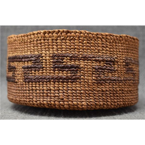TLINGIT INDIAN BASKETRY BOWL