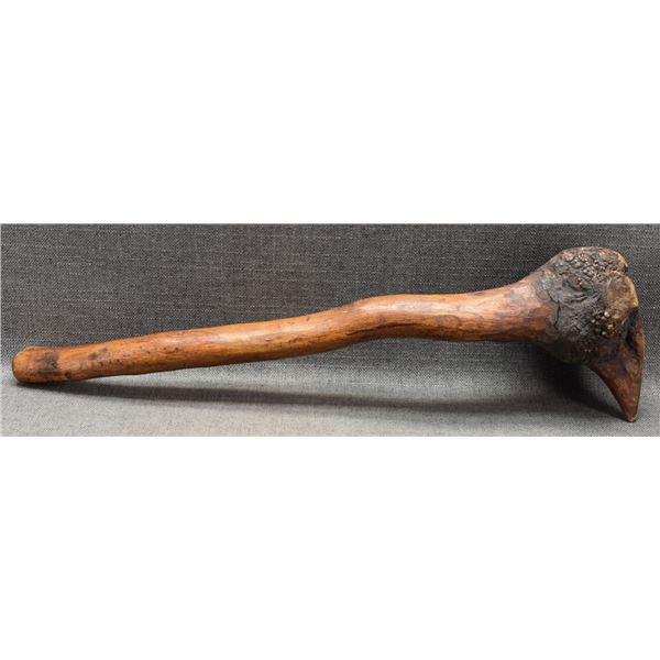 WOODLAND INDIAN BURL WOOD BALL CLUB