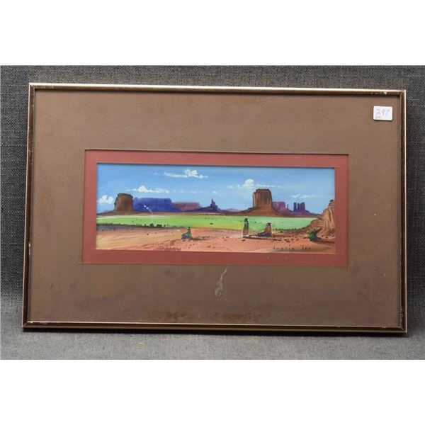 NAVAJO INDIAN PAINTING (JUSTIN TSO)