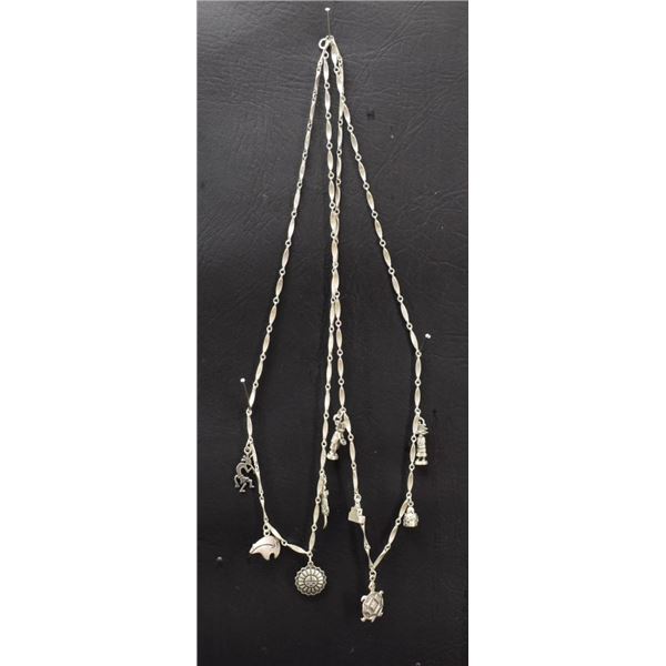 SILVER CHARM NECKLACE