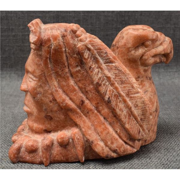 STONE SCULPTURE (BUD MILLER)